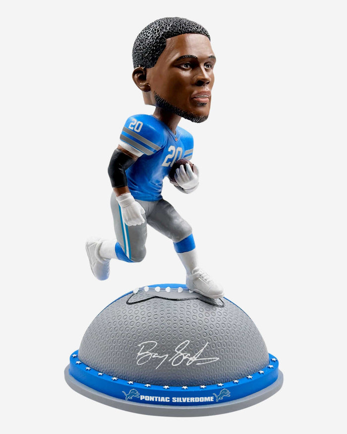 Barry Sanders Detroit Lions Magnetic Stadium Base Bobblehead FOCO - FOCO.com