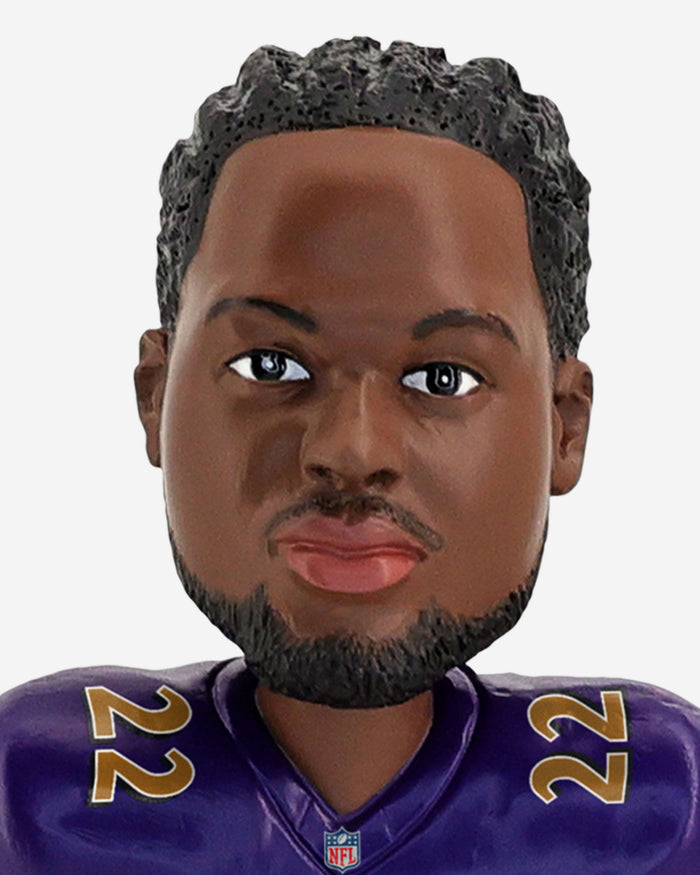 Derrick Henry Baltimore Ravens Purple Rising Bobblehead FOCO - FOCO.com