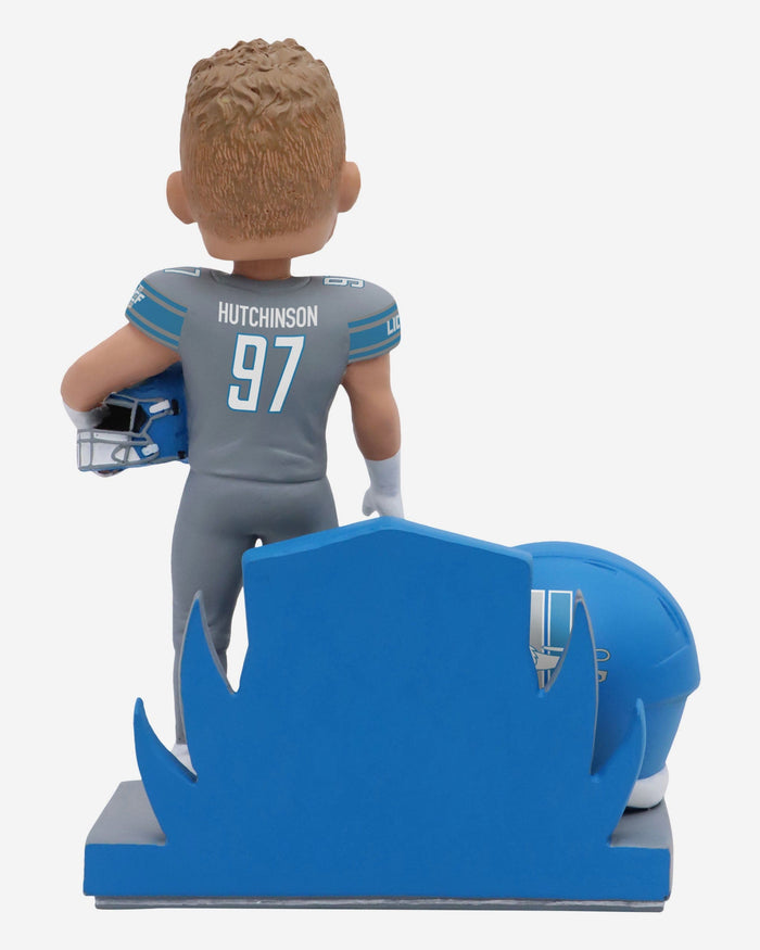 Aidan Hutchinson Detroit Lions 2023 Alternate Helmet Bobblehead FOCO - FOCO.com