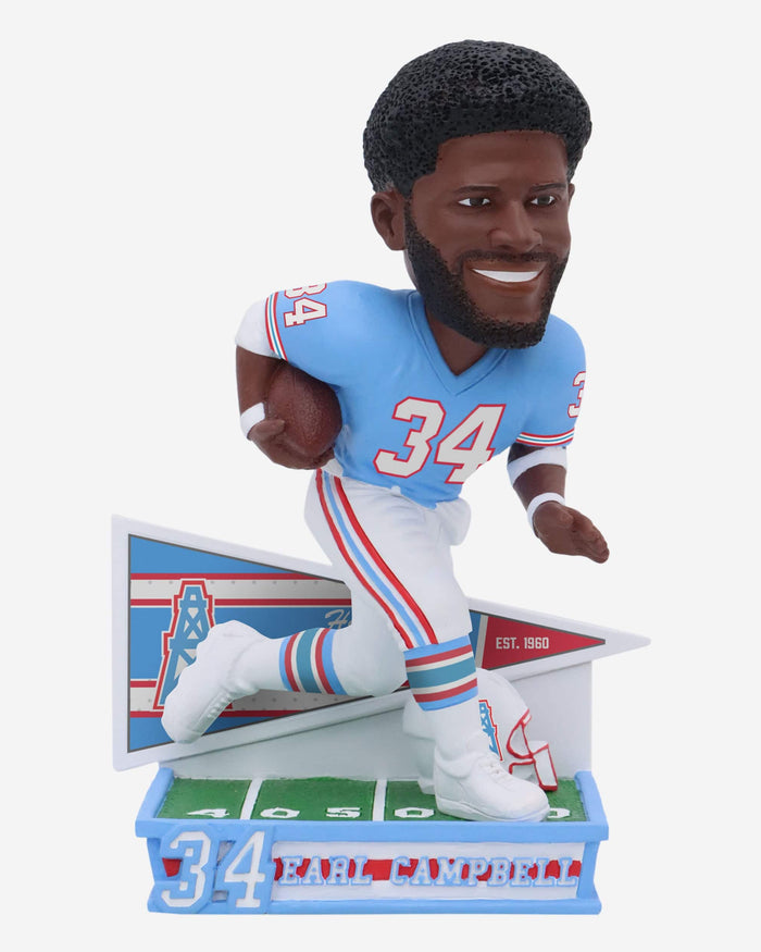 Earl Campbell Houston Oilers Retro Uniform Bobblehead FOCO - FOCO.com