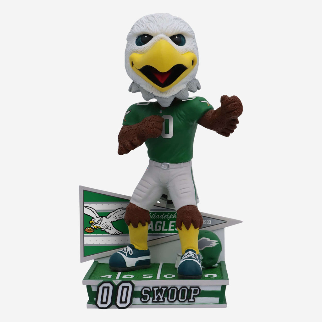 Swoop Philadelphia Eagles Kelly Green Uniform Mascot Bobblehead FOCO - FOCO.com