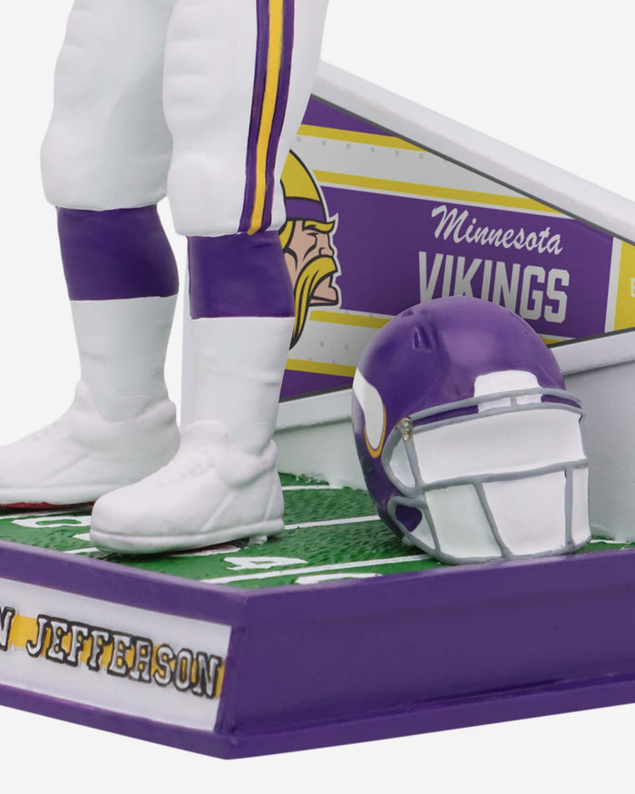 Justin Jefferson Minnesota Vikings Retro Uniform Bobblehead FOCO - FOCO.com