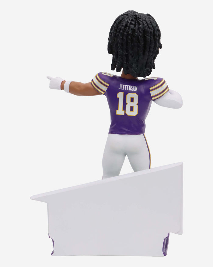 Justin Jefferson Minnesota Vikings Retro Uniform Bobblehead FOCO - FOCO.com