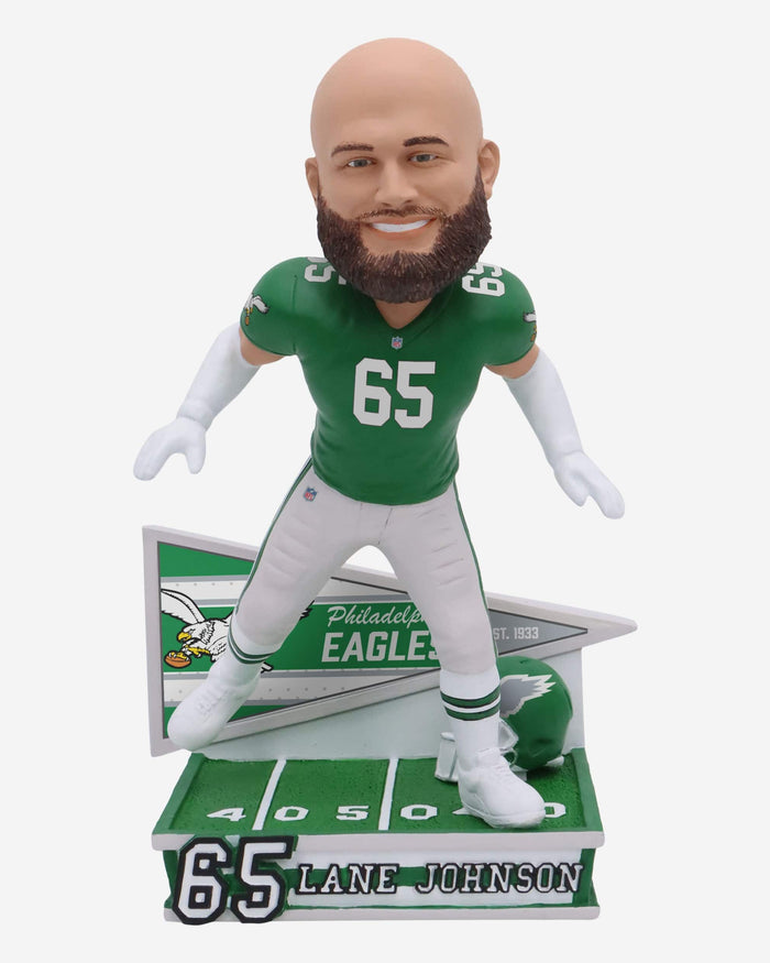 Lane Johnson Philadelphia Eagles Kelly Green Uniform Bobblehead FOCO - FOCO.com