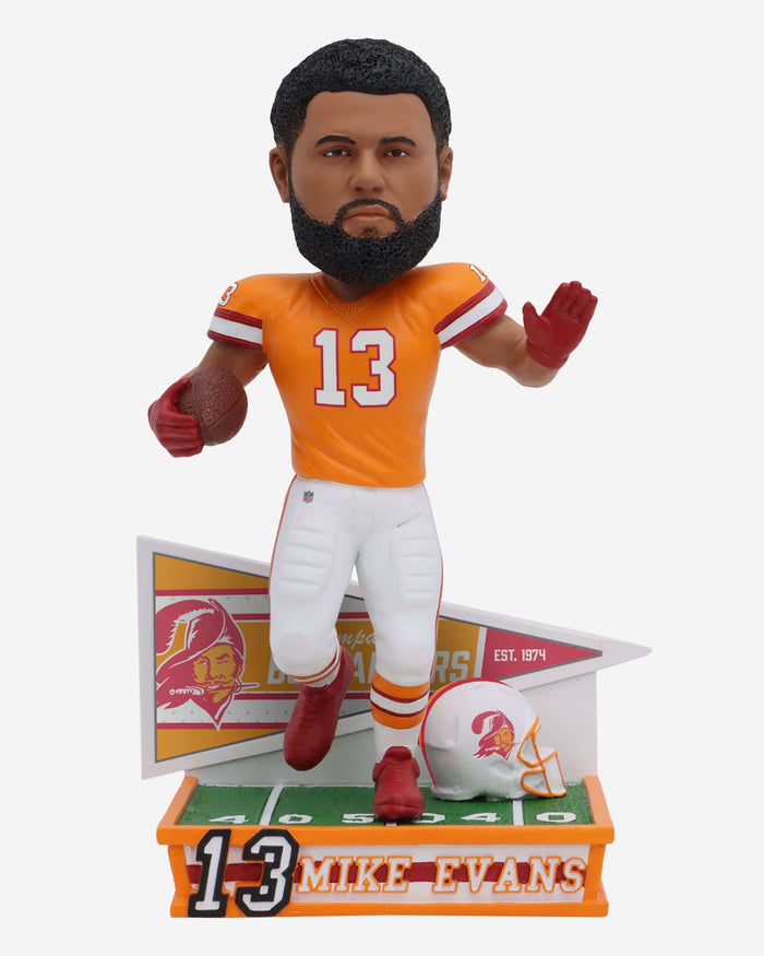 Mike Evans Tampa Bay Buccaneers Retro Uniform Bobblehead FOCO - FOCO.com