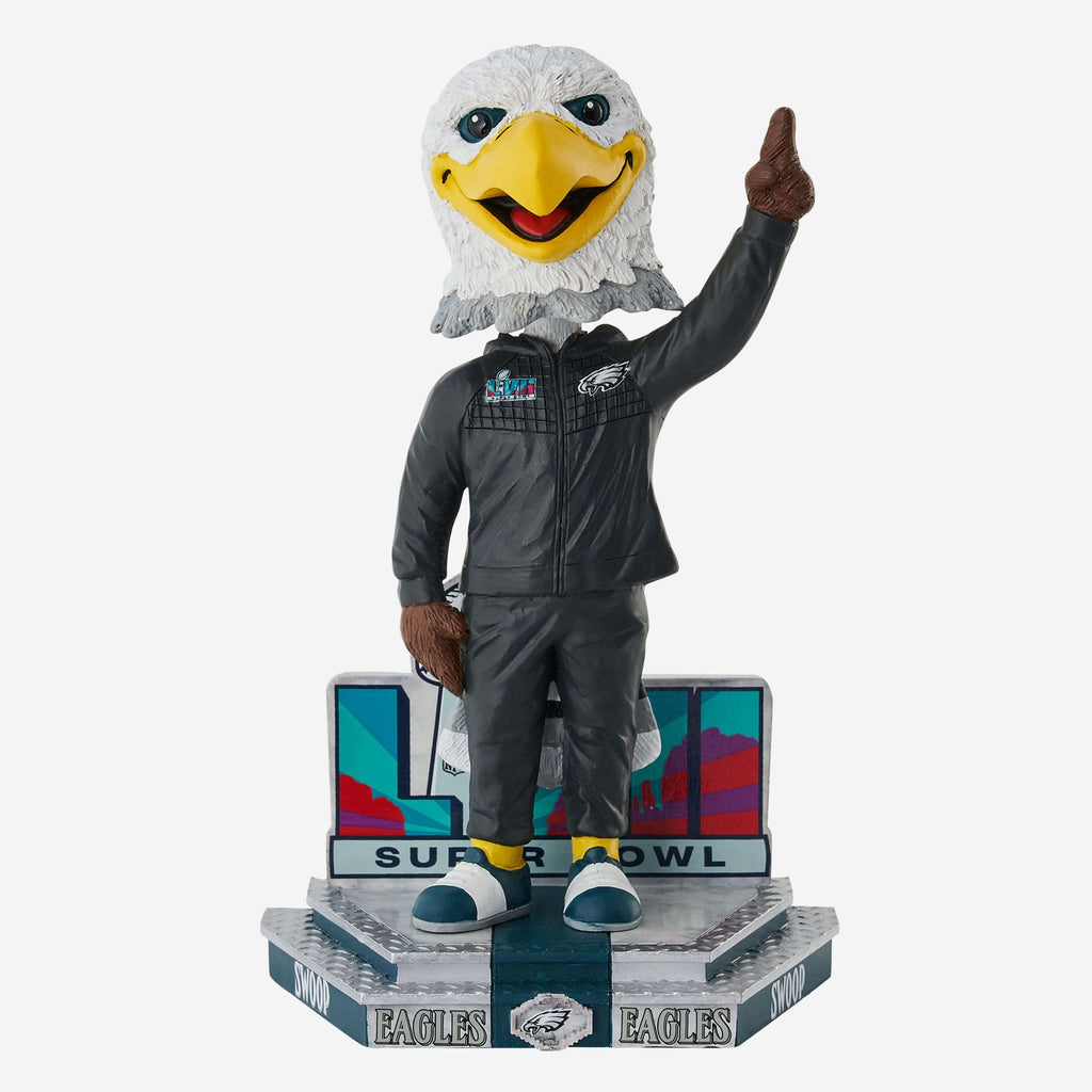 Swoop Philadelphia Eagles Super Bowl LVII Outfit Mascot Bobblehead FOCO - FOCO.com