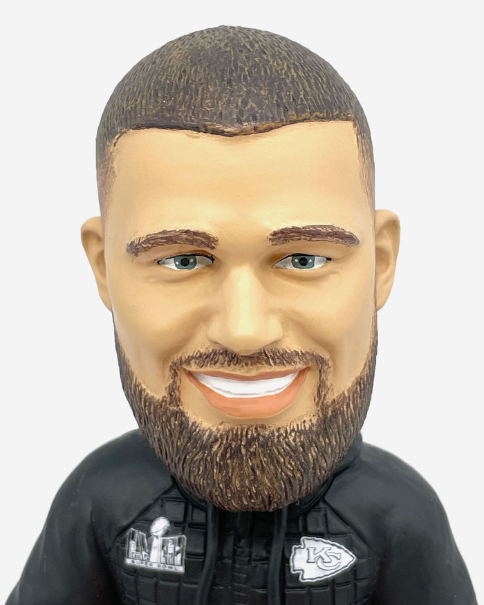 Travis Kelce Kansas City Chiefs Super Bowl LVIII Outfit Bobblehead FOCO - FOCO.com