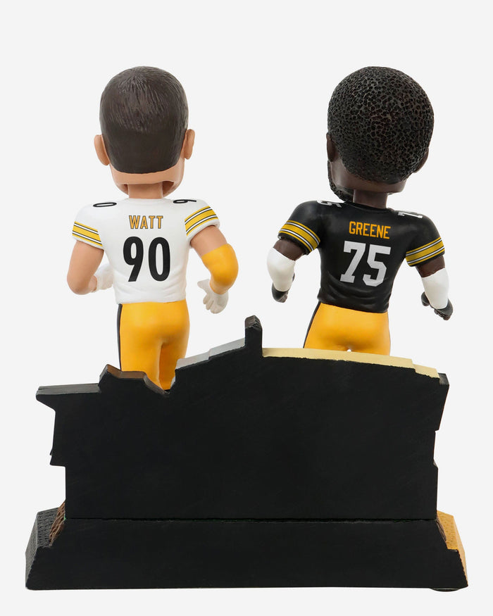 Joe Greene & TJ Watt Pittsburgh Steelers Then and Now Bobblehead FOCO - FOCO.com