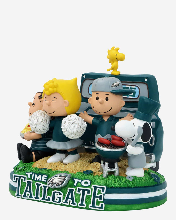 Philadelphia Eagles Peanuts Tailgate Mini Bobblehead Scene FOCO - FOCO.com