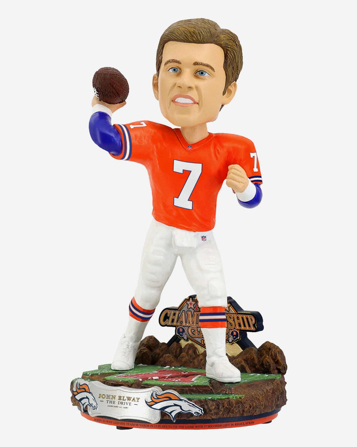 John Elway Denver Broncos The Drive Bobblehead FOCO - FOCO.com