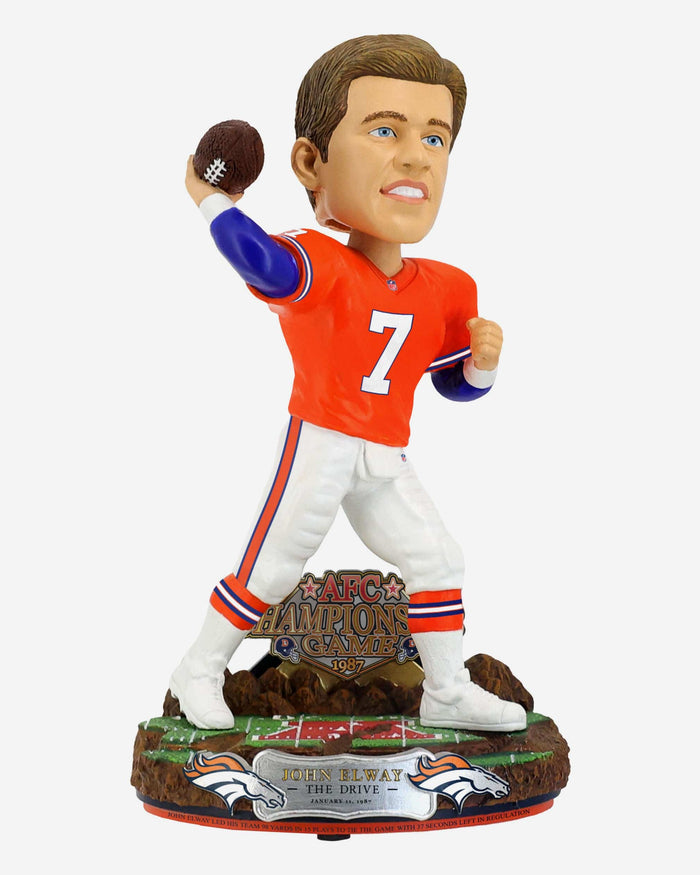 John Elway Denver Broncos The Drive Bobblehead FOCO - FOCO.com