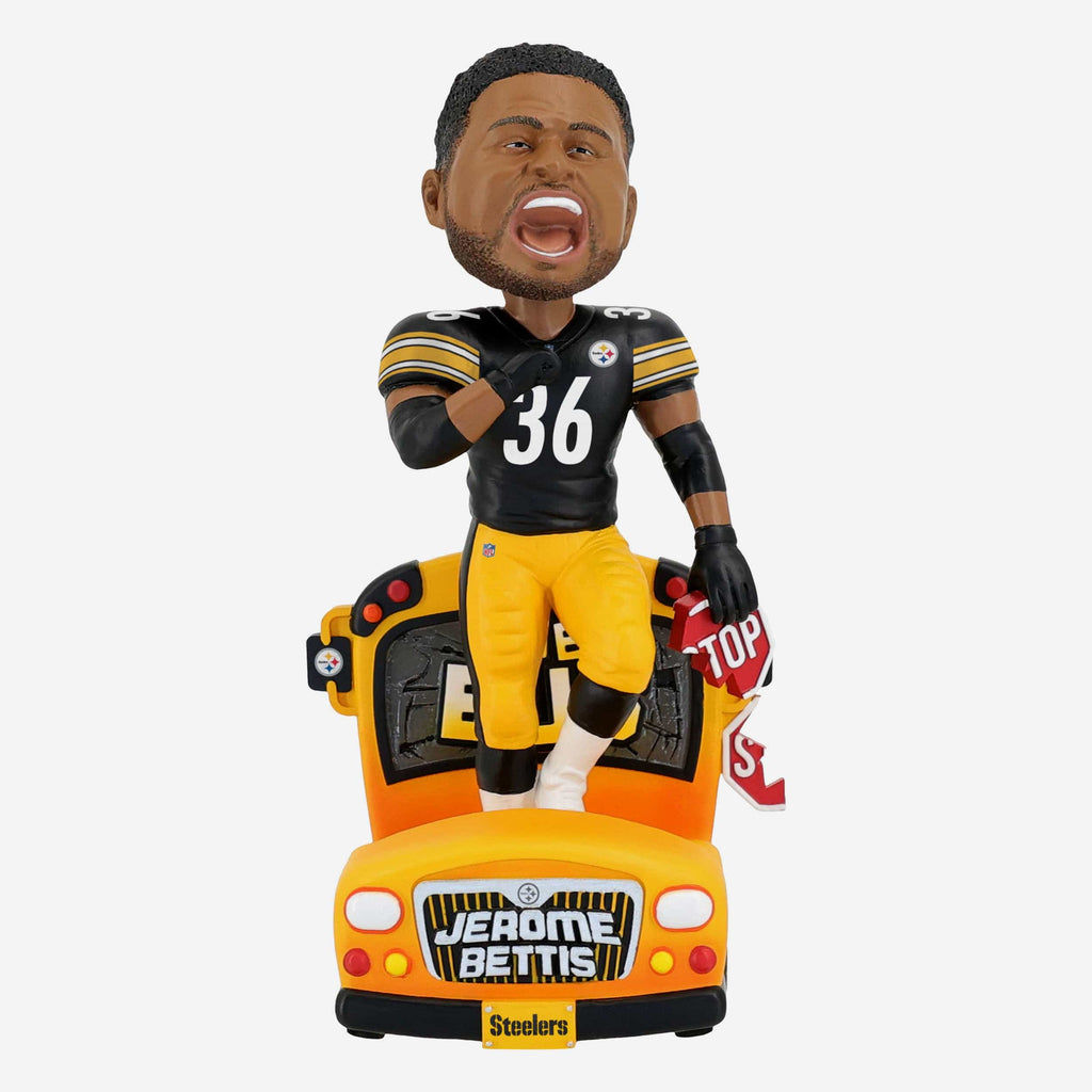 Jerome Bettis Pittsburgh Steelers Nickname Bobblehead FOCO - FOCO.com