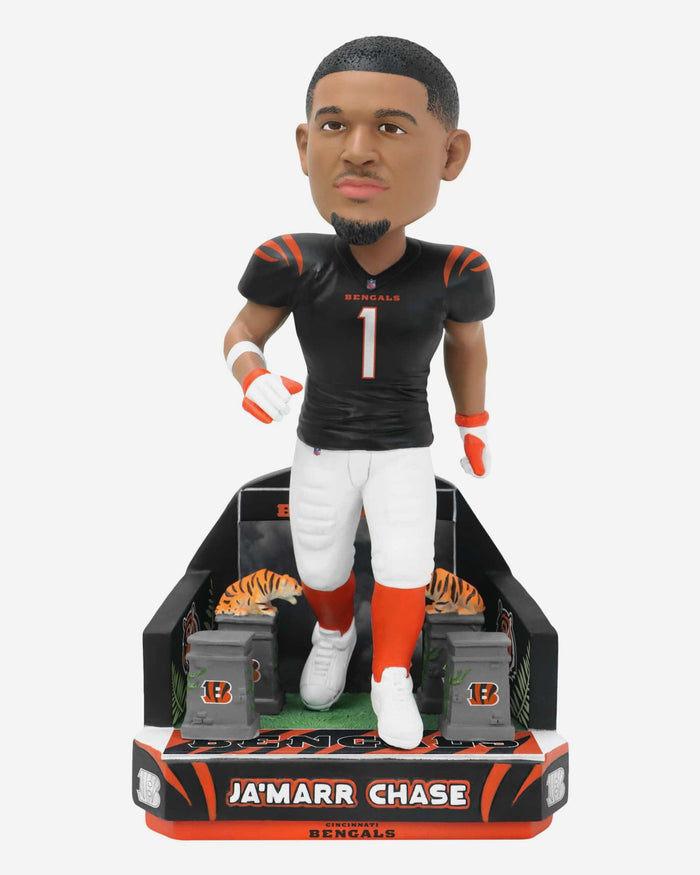 Ja'Marr Chase Cincinnati Bengals Tunnel Entrance Bobblehead FOCO - FOCO.com