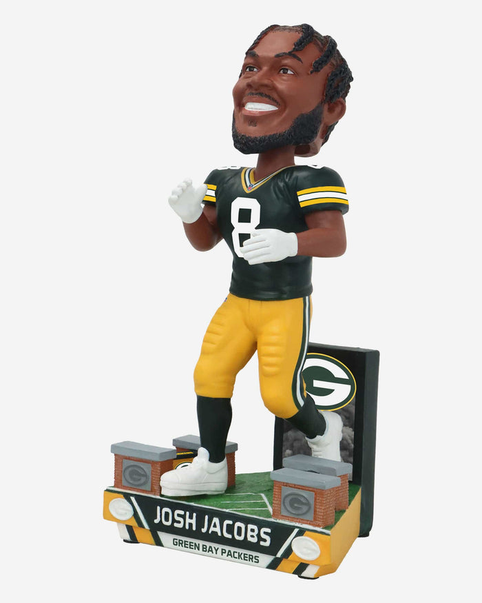 Josh Jacobs Green Bay Packers Tunnel Entrance Bobblehead FOCO - FOCO.com