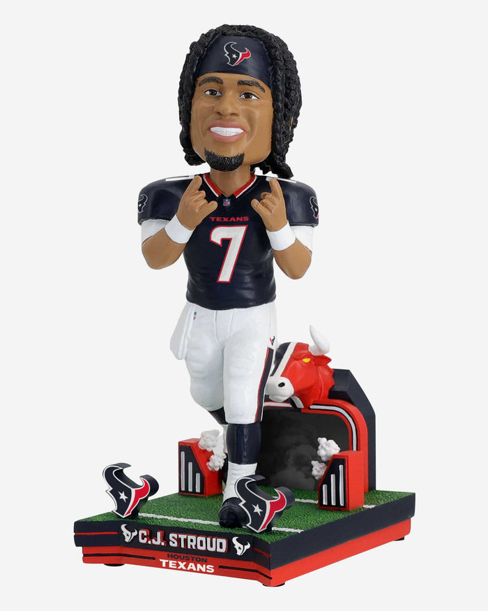 CJ Stroud Houston Texans Tunnel Entrance Bobblehead FOCO - FOCO.com