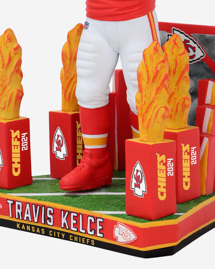 Travis Kelce Kansas City Chiefs Tunnel Entrance Bobblehead FOCO - FOCO.com