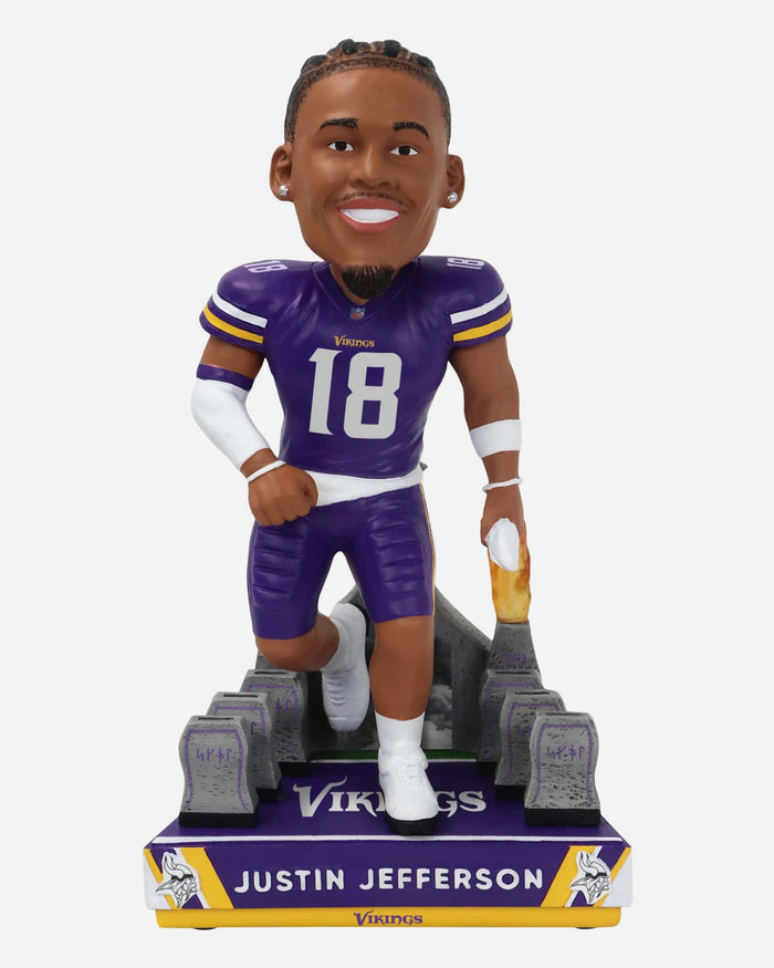 Justin Jefferson Minnesota Vikings Tunnel Entrance Bobblehead FOCO - FOCO.com