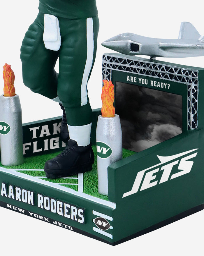 Aaron Rodgers New York Jets Tunnel Entrance Bobblehead FOCO - FOCO.com