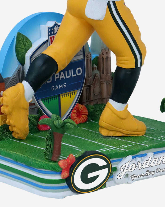 Jordan Love Green Bay Packers 2024 International Game Bobblehead FOCO - FOCO.com