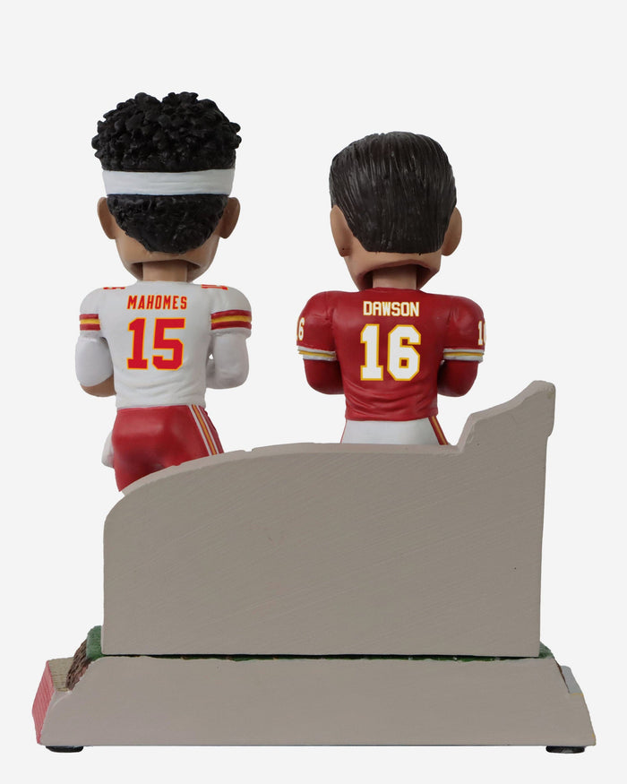 Len Dawson & Patrick Mahomes Kansas City Chiefs Super Bowl Champions Then and Now Bobblehead FOCO - FOCO.com