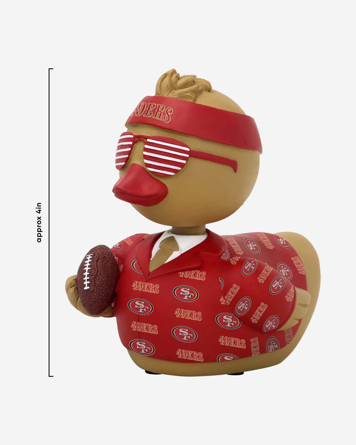 San Francisco 49ers Superfan Bobble Duck Mini Bobblehead FOCO - FOCO.com