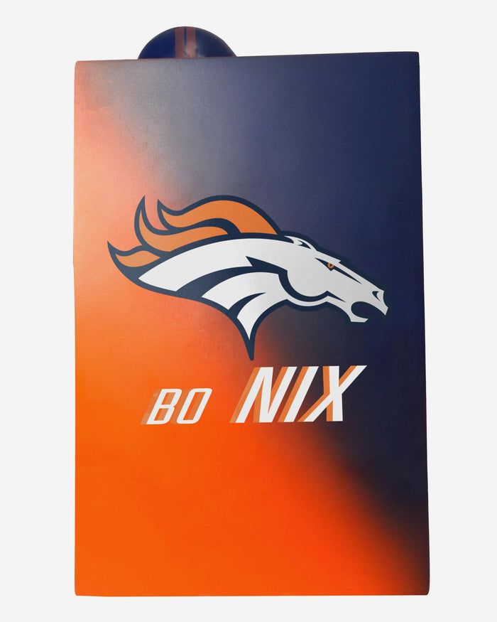 Bo Nix Denver Broncos Trading Card Bobblehead FOCO - FOCO.com