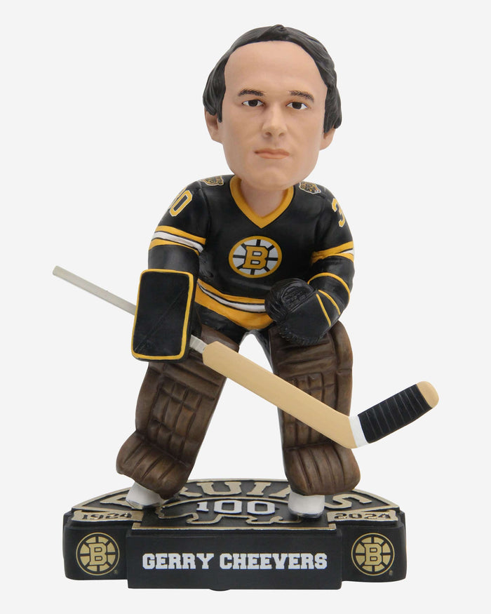 Gerry Cheevers Boston Bruins 100th Anniversary Bobblehead FOCO - FOCO.com