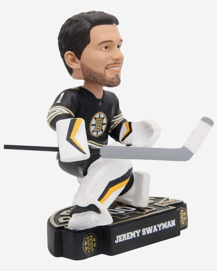 Jeremy Swayman Boston Bruins 100th Anniversary Bobblehead FOCO - FOCO.com