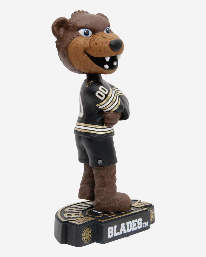 Blades the Bear Boston Bruins 100th Anniversary Mascot Bobblehead FOCO - FOCO.com