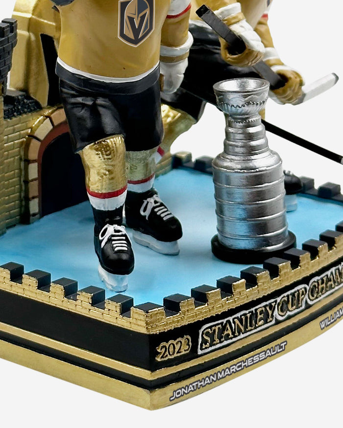 Jonathan Marchessault & William Karlsson Vegas Golden Knights 2023 Stanley Cup Champions Fortress Dual Bobblehead FOCO - FOCO.com