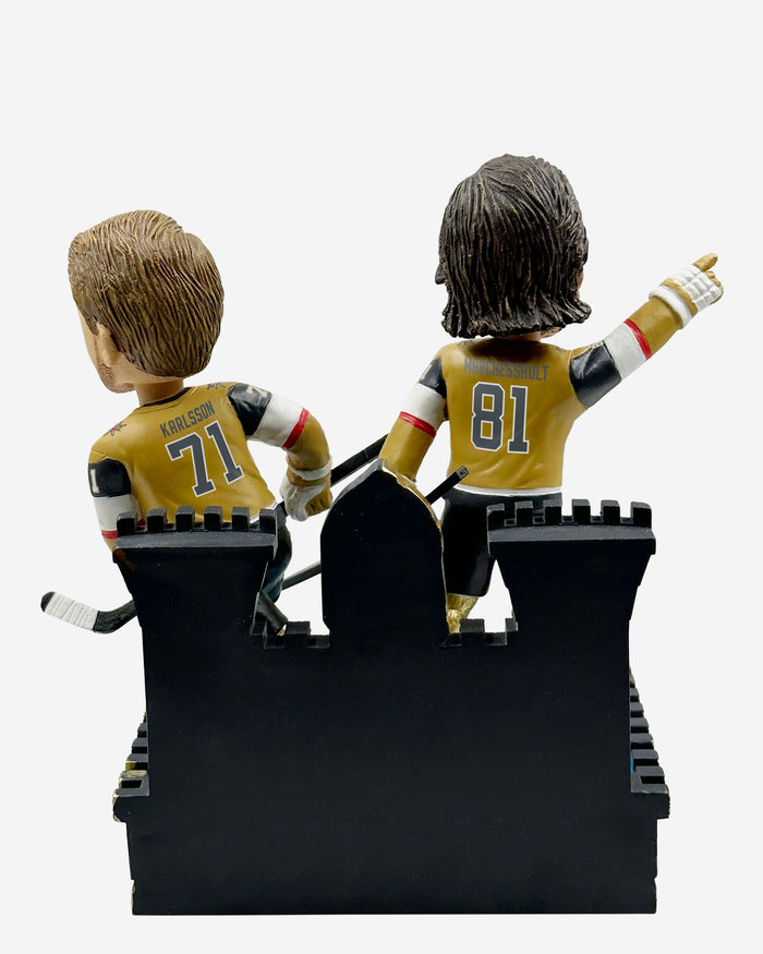 Jonathan Marchessault & William Karlsson Vegas Golden Knights 2023 Stanley Cup Champions Fortress Dual Bobblehead FOCO - FOCO.com