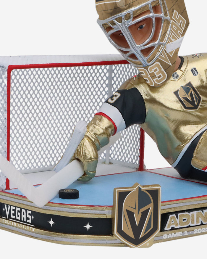 Adin Hill Vegas Golden Knights Game 1 Stick Save Bobblehead FOCO - FOCO.com