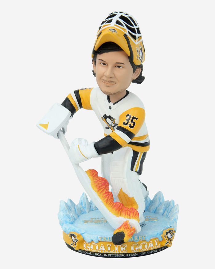 Tristan Jarry Pittsburgh Penguins Goalie Goal Bobblehead FOCO - FOCO.com