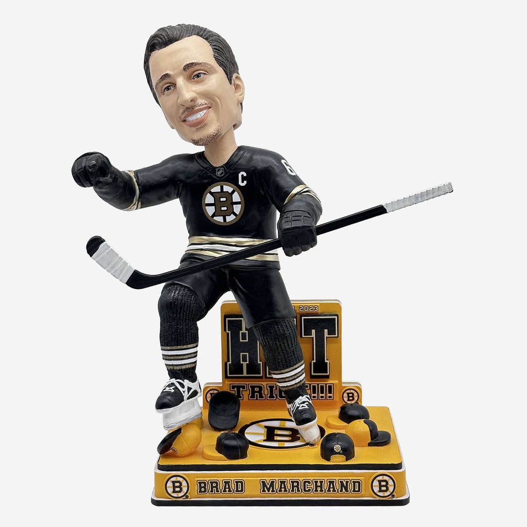 Brad Marchand Boston Bruins Hat Trick Bobblehead FOCO - FOCO.com