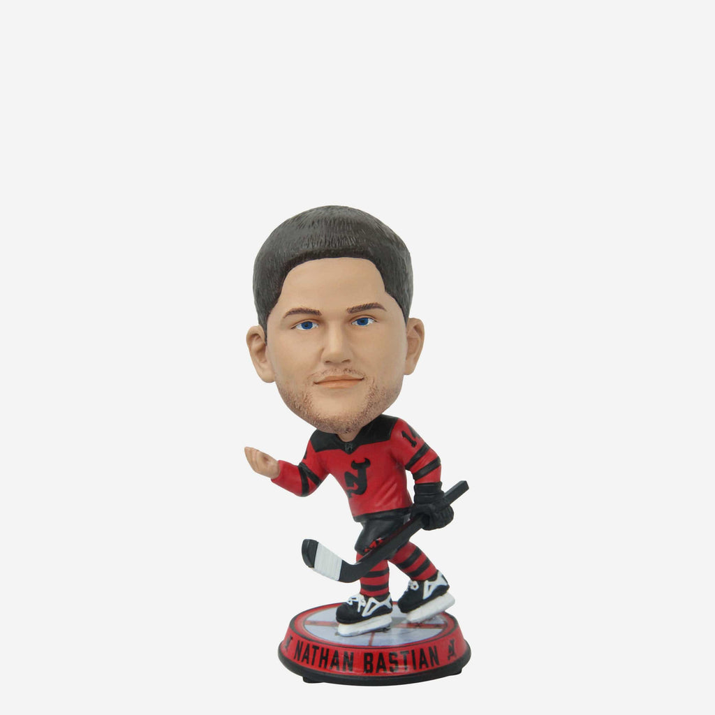 Nathan Bastian New Jersey Devils 2024 Stadium Series Celly Ice Stripe Mini Bighead Bobblehead FOCO - FOCO.com