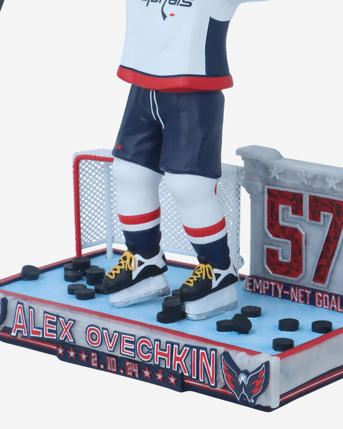 Alex Ovechkin Washington Capitals Empty Net Goal Record Bobblehead FOCO - FOCO.com