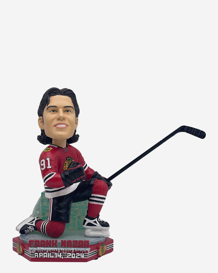 Frank Nazar Chicago Blackhawks First Career Goal Bobblehead FOCO - FOCO.com