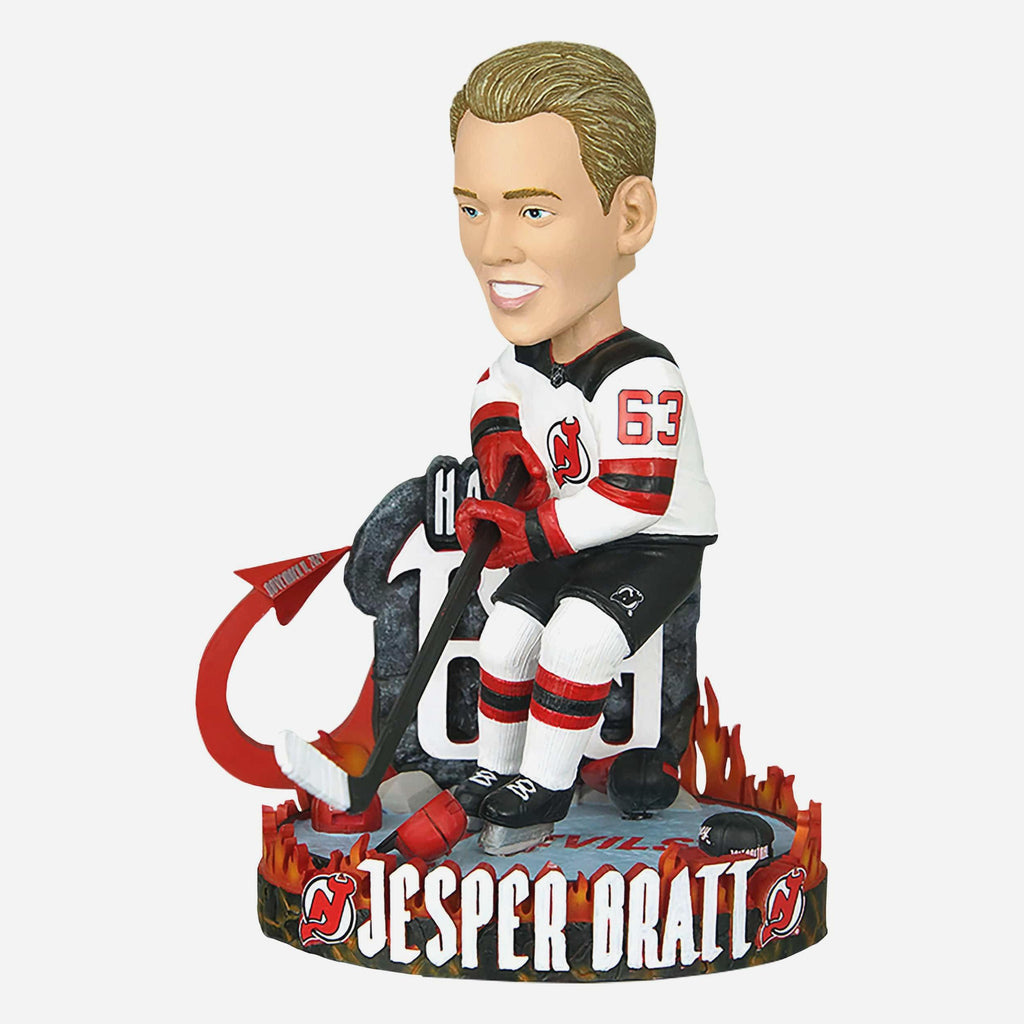 Jesper Bratt New Jersey Devils Hat Trick Bobblehead FOCO - FOCO.com