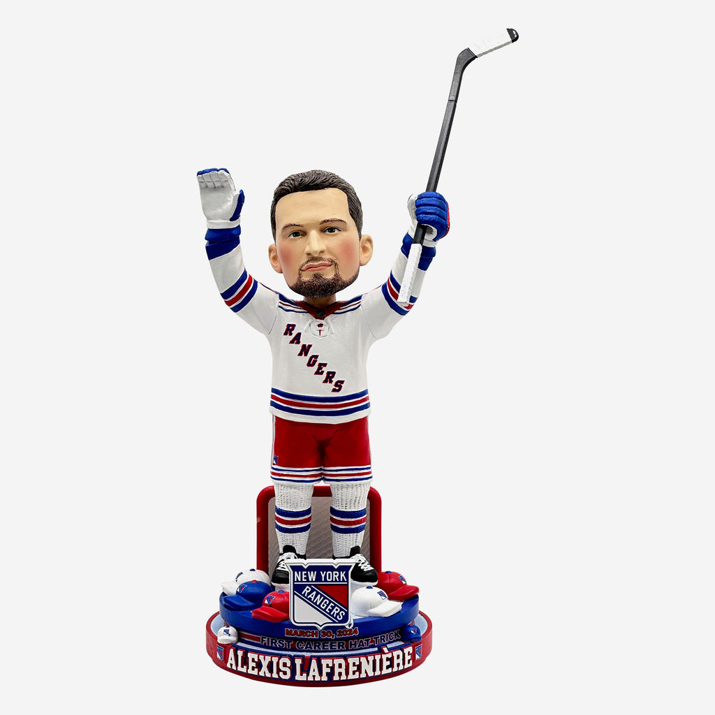 Alexis Lafreniere New York Rangers Hat Trick Bobblehead FOCO - FOCO.com