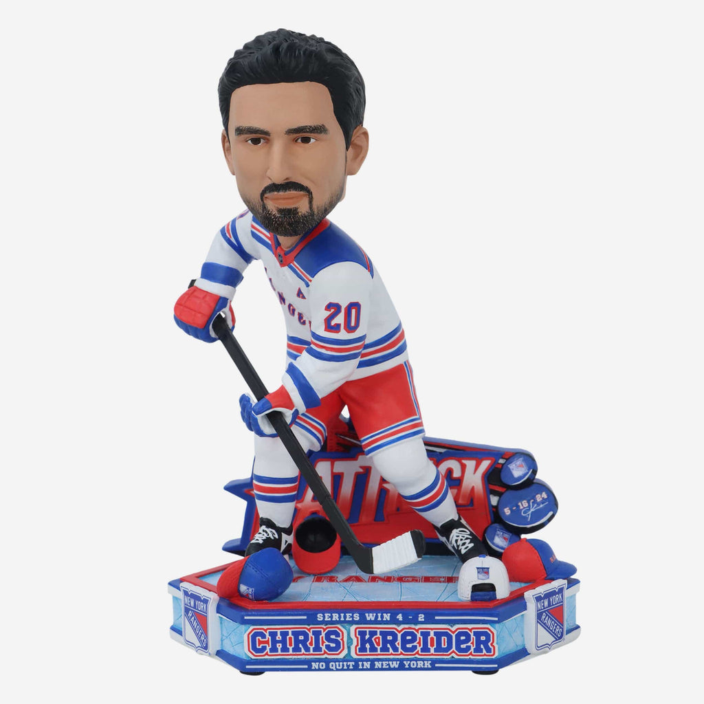 Chris Kreider New York Rangers Hat Trick Bobblehead FOCO - FOCO.com