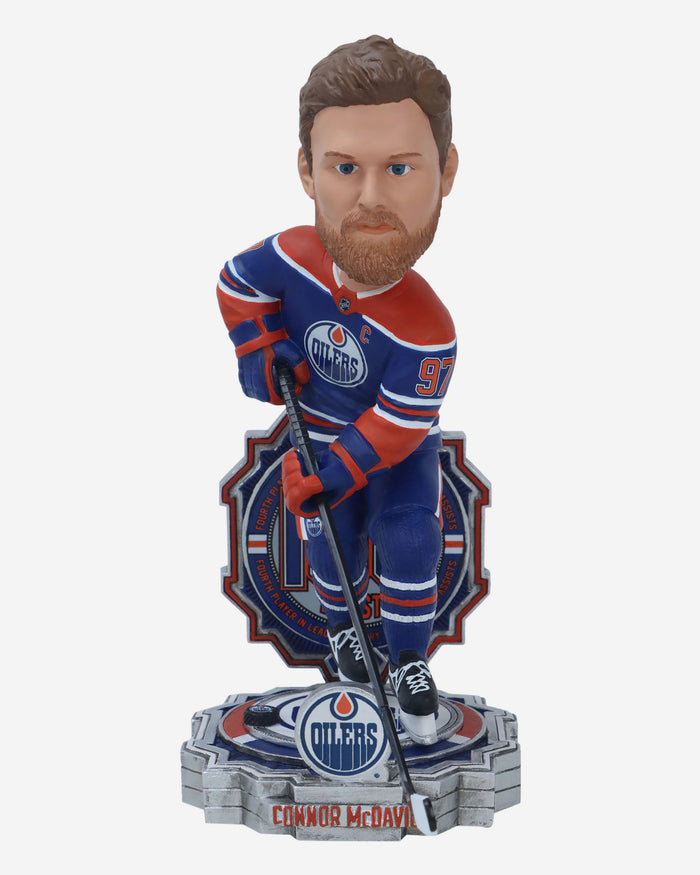 Connor McDavid Edmonton Oilers 100 Assists Bobblehead FOCO - FOCO.com