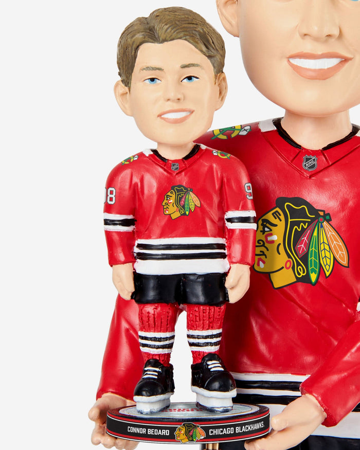 Connor Bedard Chicago Blackhawks Bobble Dubblz Bobblehead FOCO - FOCO.com