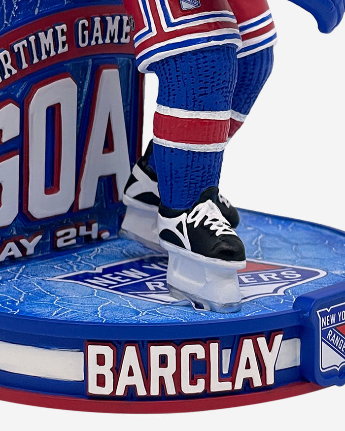 Barclay Goodrow New York Rangers 2024 Playoff Overtime Game Winner Bobblehead