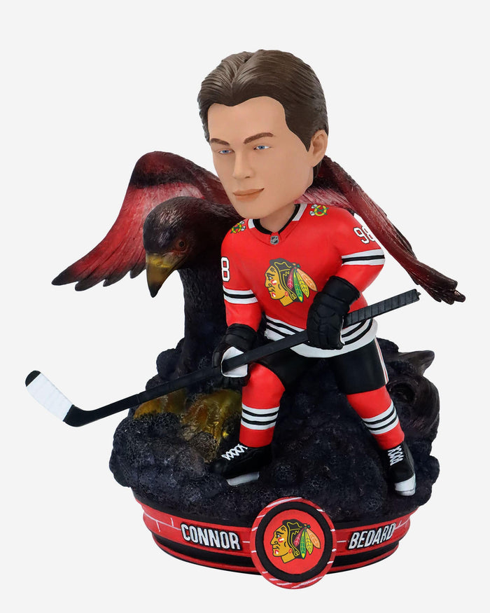 Connor Bedard Chicago Blackhawks Hawk Spirit Animal Bobblehead FOCO - FOCO.com