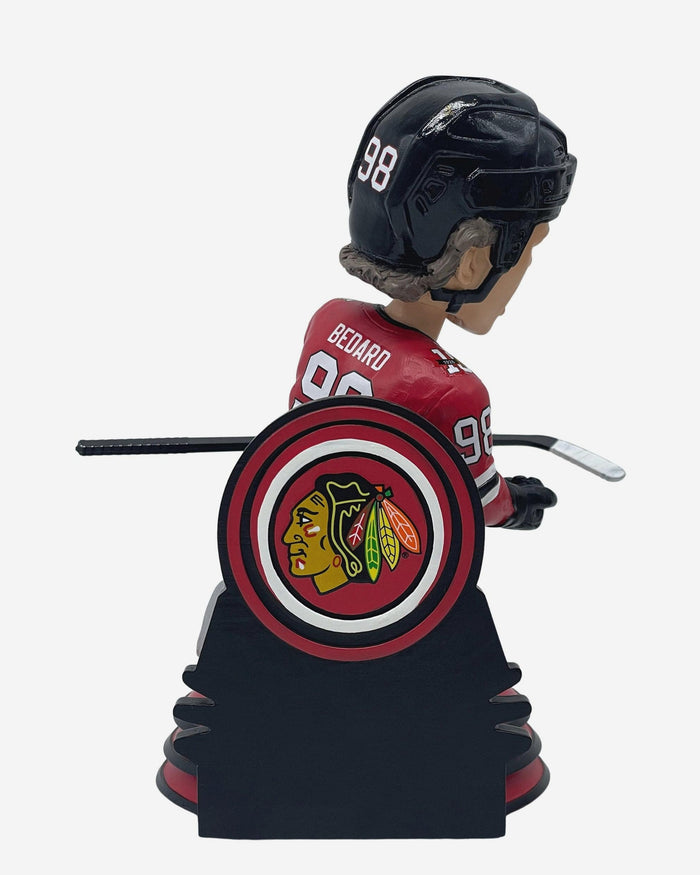 Connor Bedard Chicago Blackhawks First NHL Hat Trick Bobblehead FOCO - FOCO.com