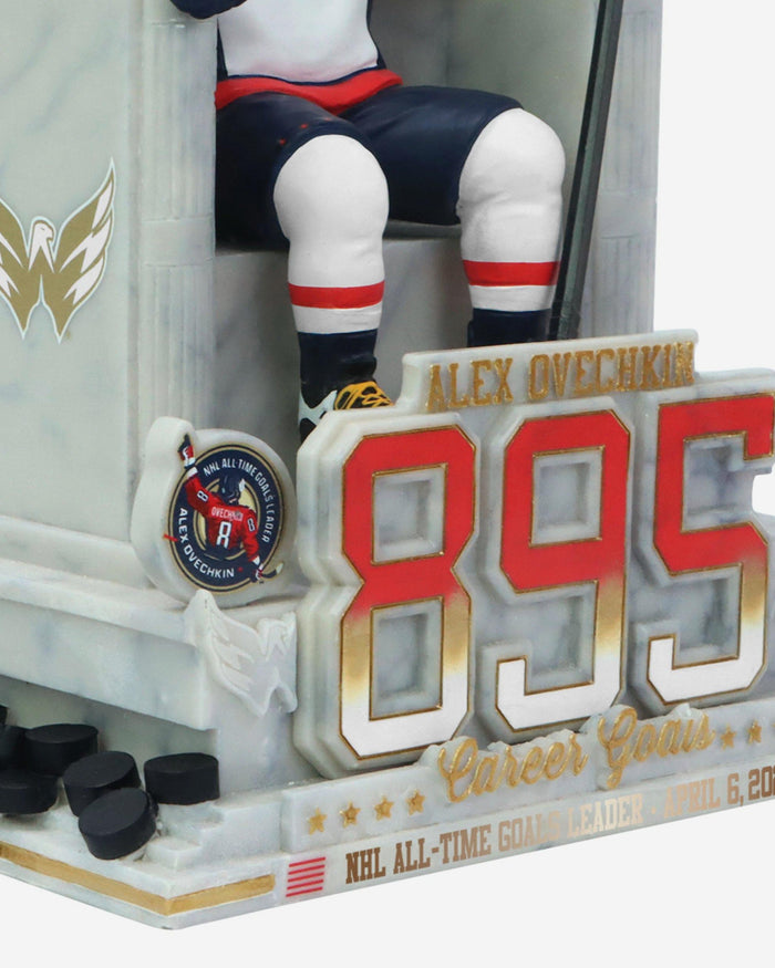 Alex Ovechkin Washington Capitals NHL All-Time Goals Leader Bobblehead FOCO - FOCO.com