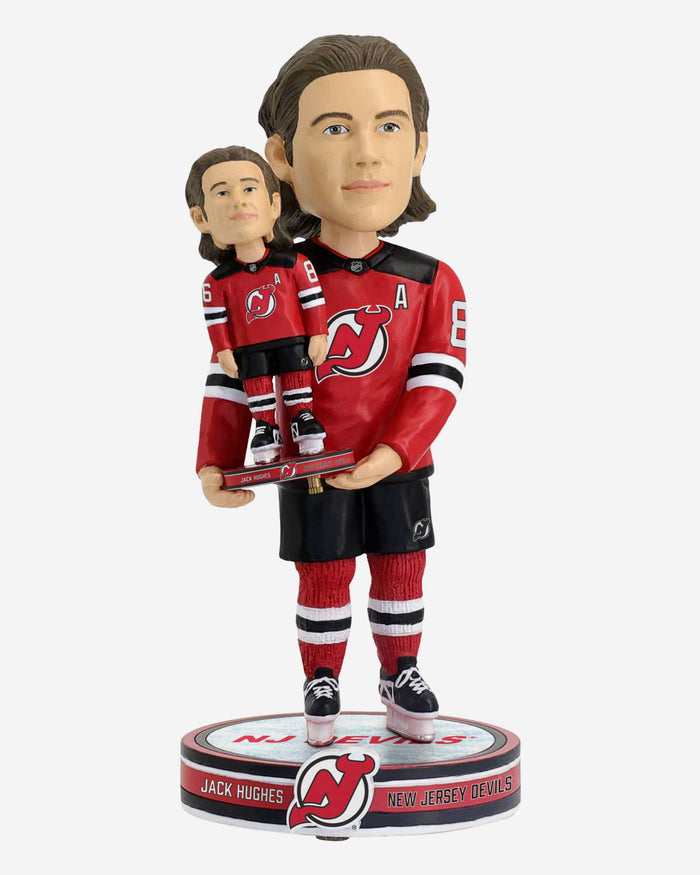 Jack Hughes New Jersey Devils Bobble Dubblz Bobblehead FOCO - FOCO.com