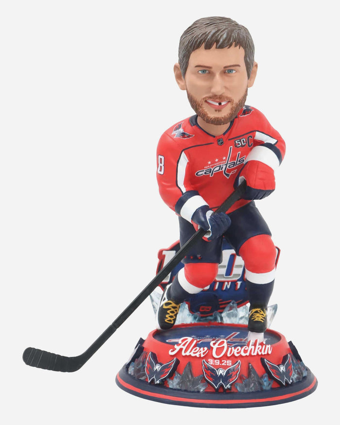 Alex Ovechkin Washington Capitals 1600 Career Points Bobblehead FOCO - FOCO.com