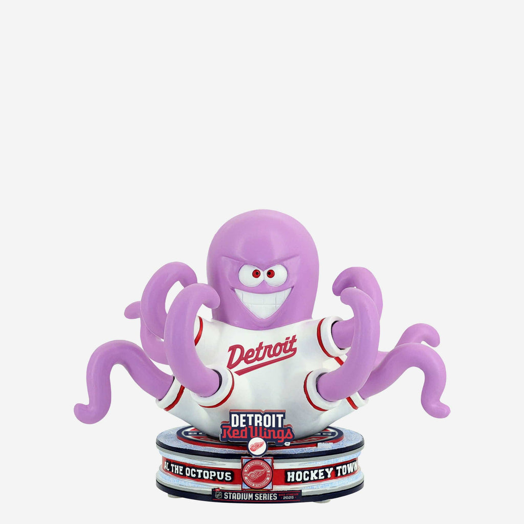 Al the Octopus Detroit Red Wings 2025 Stadium Series Mascot Bobblehead FOCO - FOCO.com