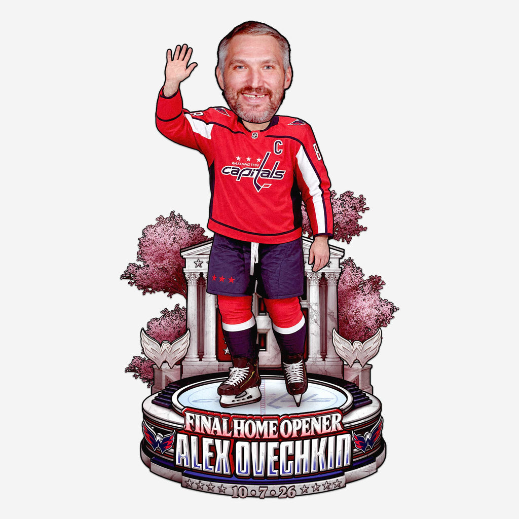 Alex Ovechkin Washington Capitals Final Home Opener Bobblehead FOCO - FOCO.com